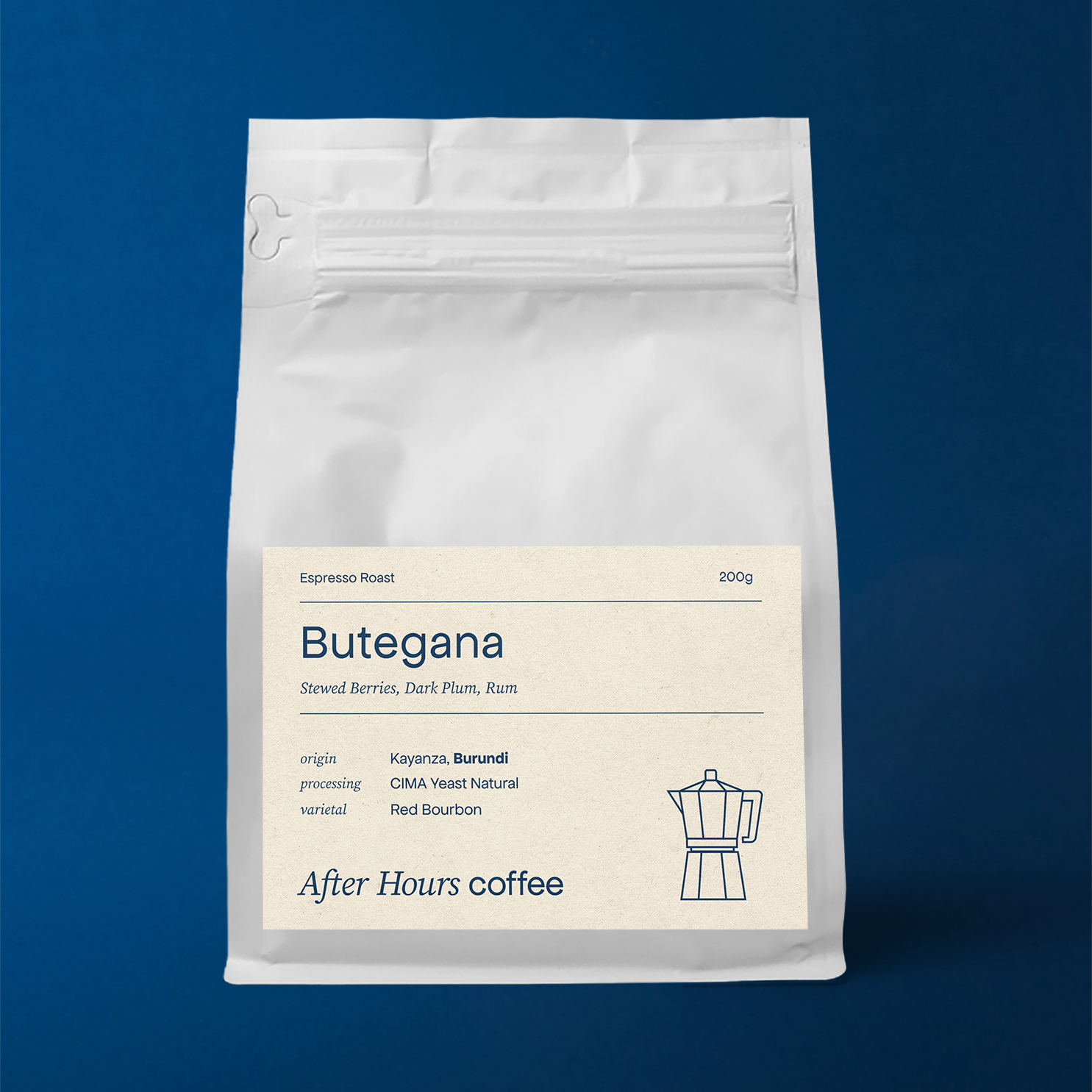 BURUNDI BUTEGANA YEAST NATURAL RED BOURBON IN RETAIL BAG