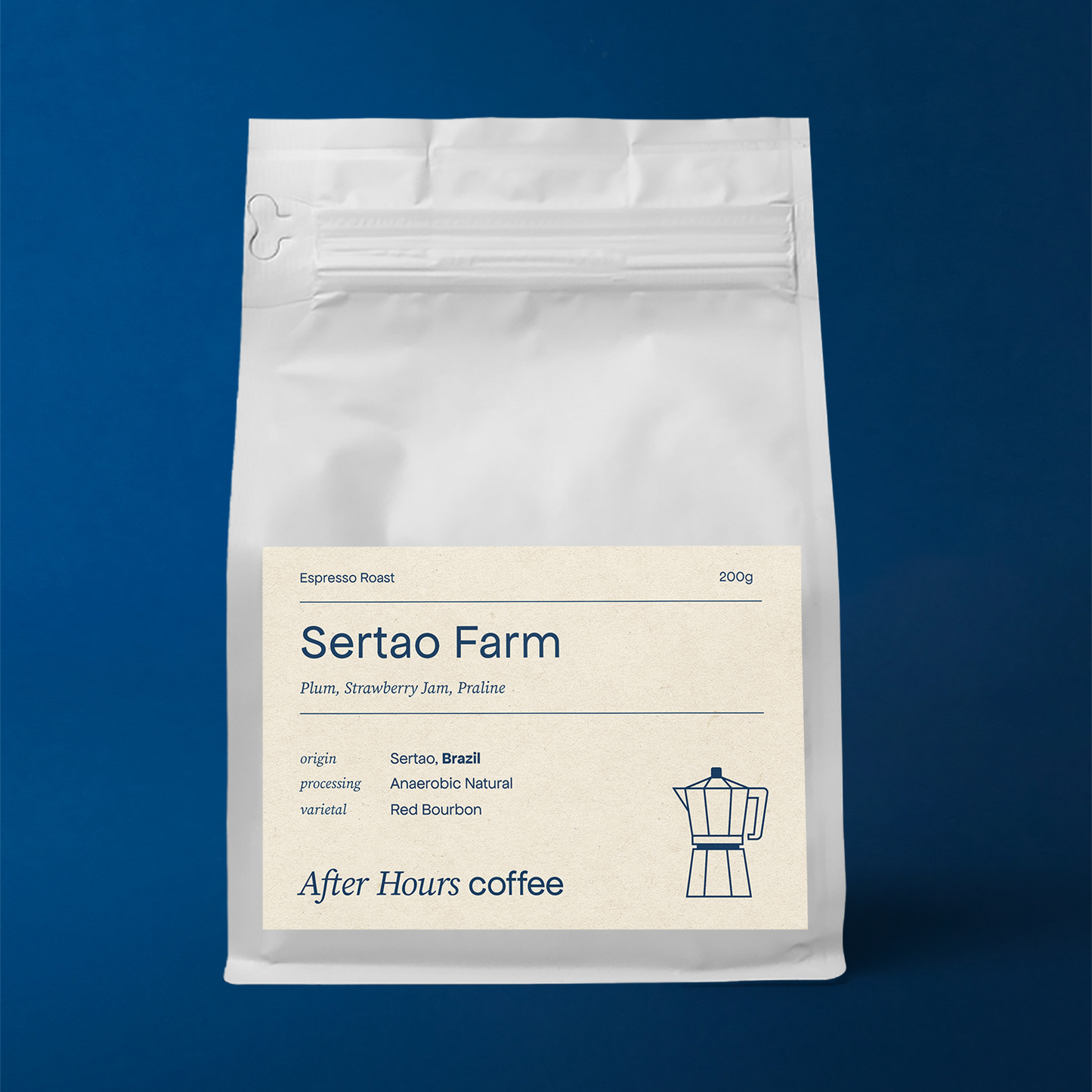 Brazil Anaerobic Natural Red Bourbon coffee beans from Sertao Farm - Specialty coffee with rich fruity flavors and complex sweetness